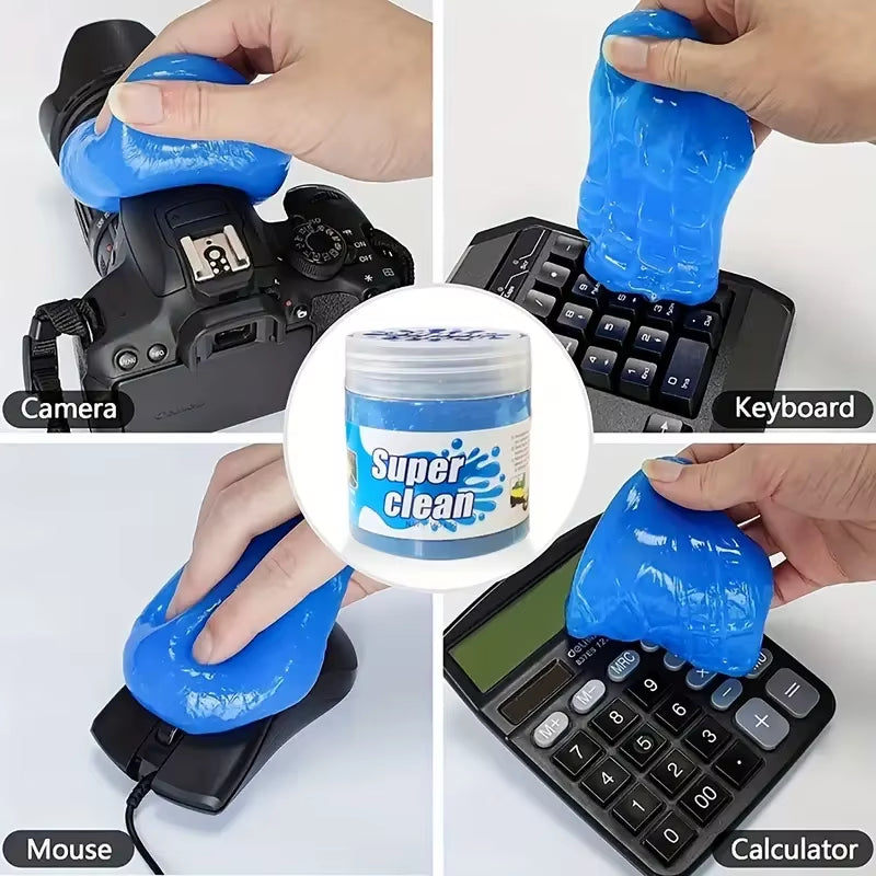 1/2Pcs Car Cleaning Gel Detail Tool Cleaning Gel Cars Interior Putty Cleaner Keyboard Notebook Clean Reusable Gels Magic Clean