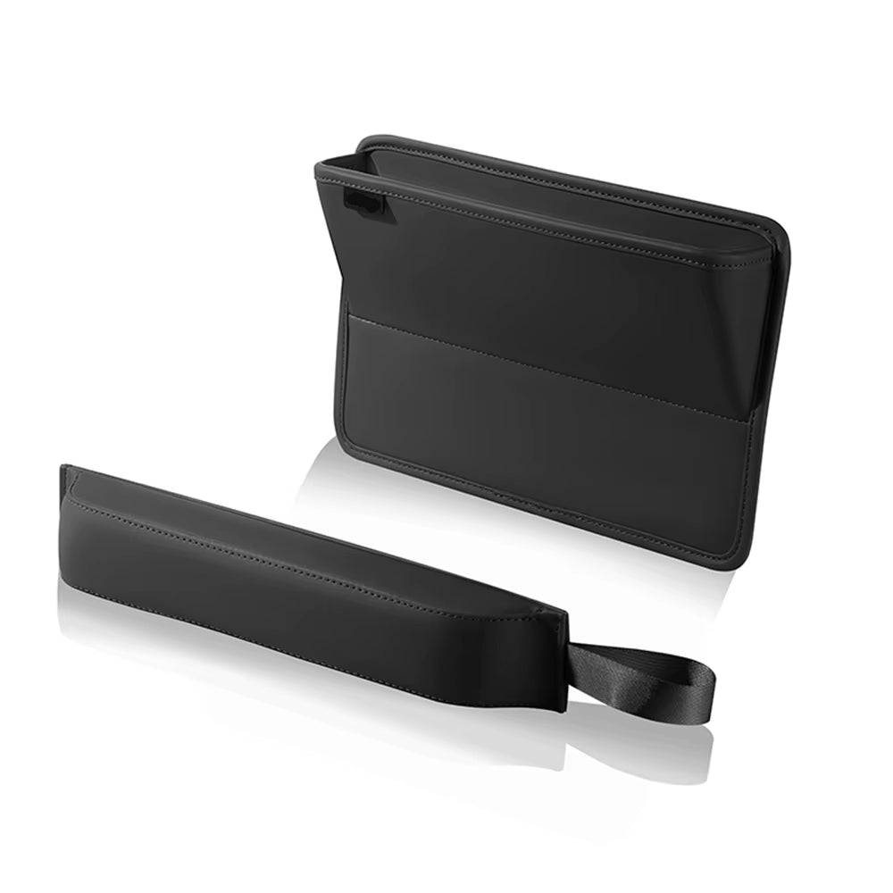 Leather Car Seat Gap Slot Storage Box Case Drop Stop Plug Filler Crevice Phone Holder Front between Seat Organizer Accessories