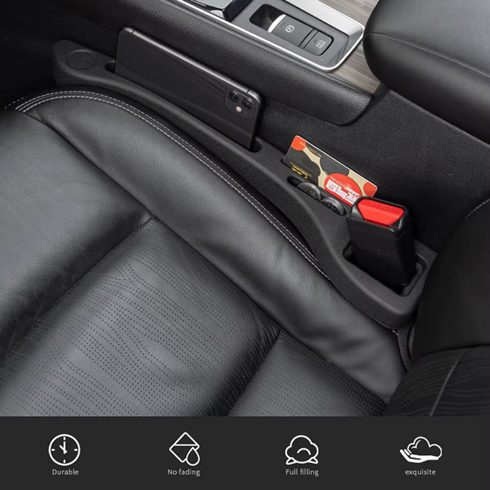 2Pcs/Pair Car Seat Gap Filler, Universal Console Side Stop Things from Dropping Organizer, Car Seat Gap Strap for Car & SUV