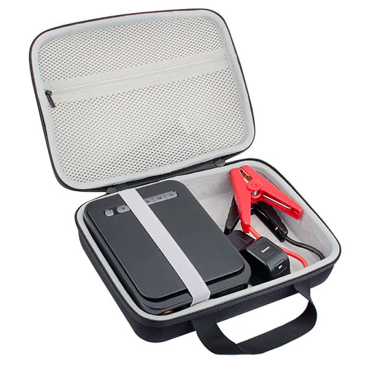 Hard EVA Travel Case for Baseus 2 in 1 Car Jump Starter Power Bank Air Compressor Inflator Pump 1000A Portable Bag