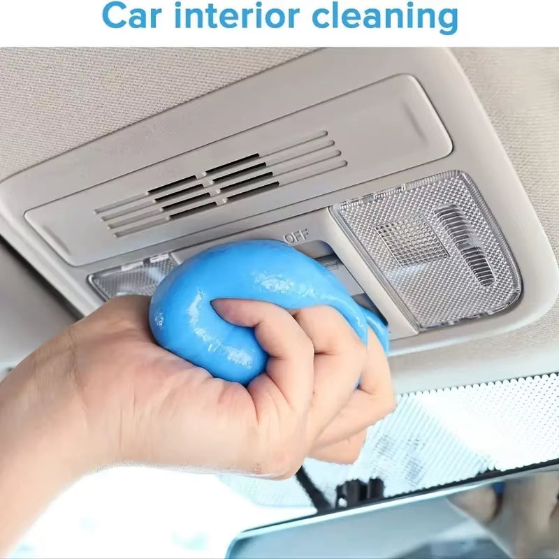1/2Pcs Car Cleaning Gel Detail Tool Cleaning Gel Cars Interior Putty Cleaner Keyboard Notebook Clean Reusable Gels Magic Clean