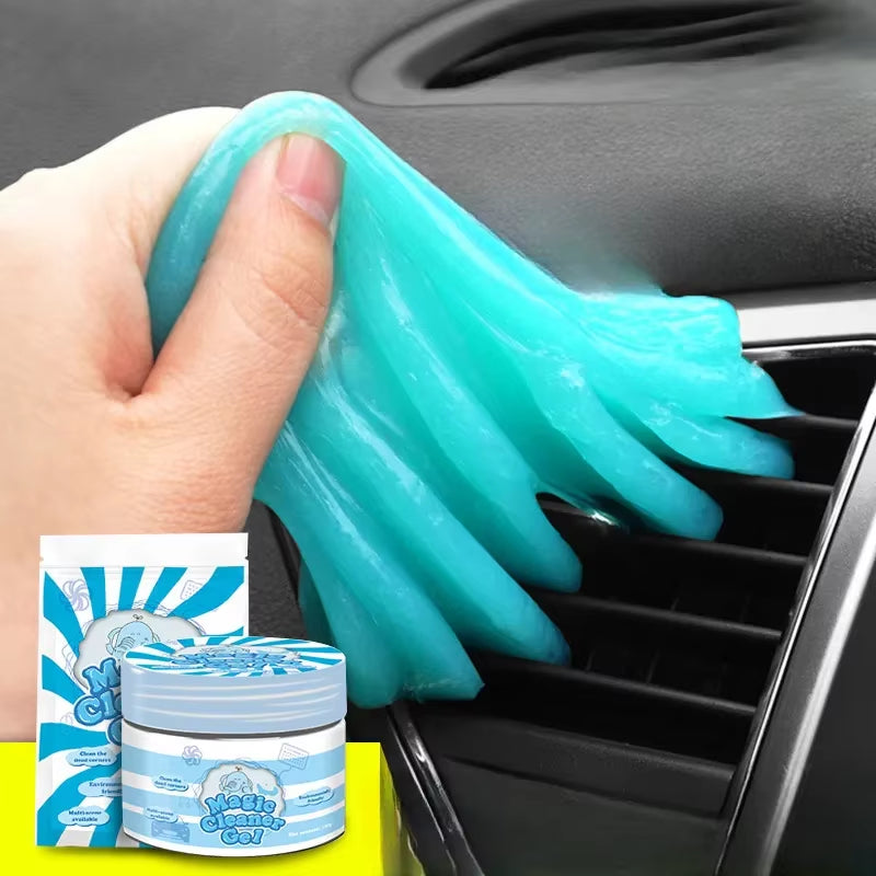 1/2Pcs Car Cleaning Gel Detail Tool Cleaning Gel Cars Interior Putty Cleaner Keyboard Notebook Clean Reusable Gels Magic Clean