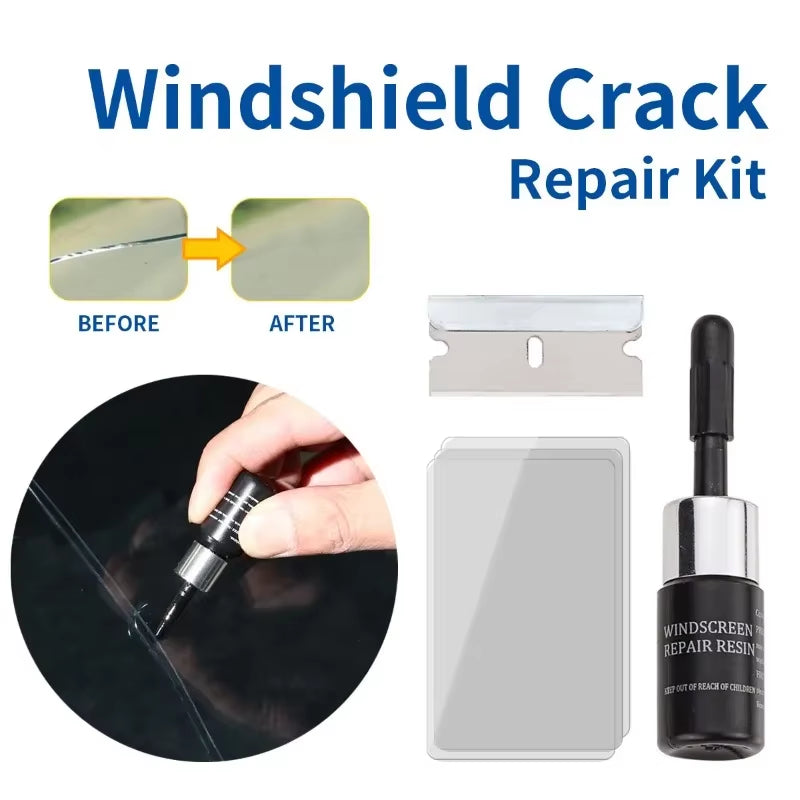 ISGTDRM Car Windshield Cracked Repair DIY Car Window Phone Screen Repair Kit Glass Curing Glue Auto Glass Scratch Crack Restore