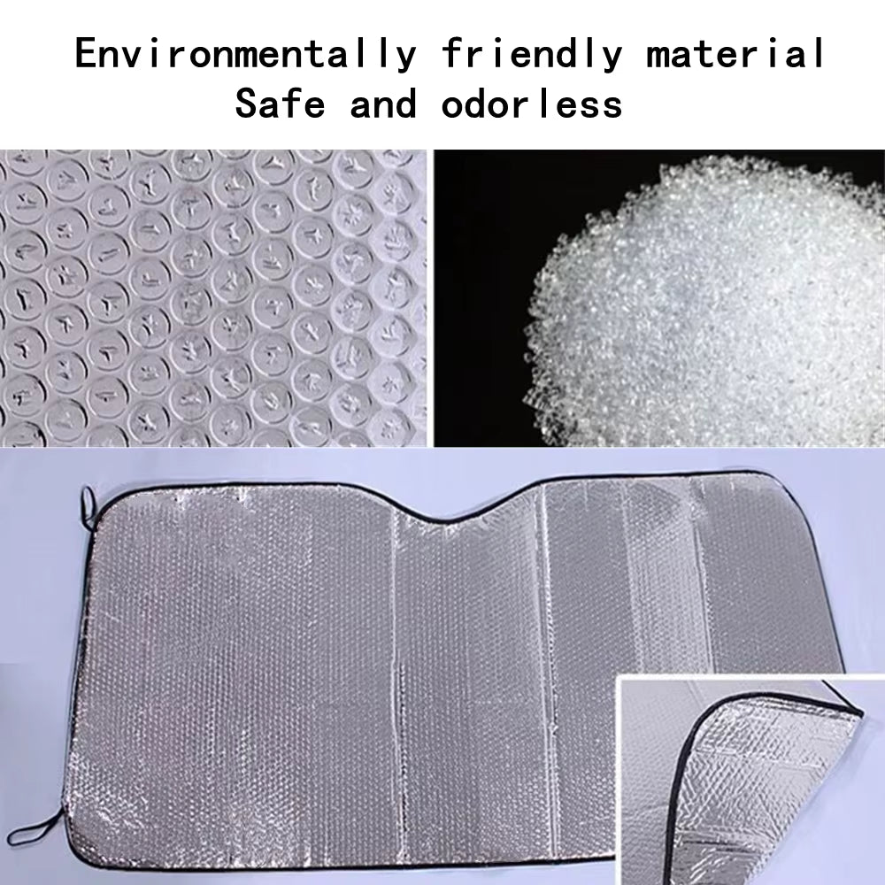 140X70Cm Car Window Sun Shade Windshield Snow Ice Anti-Uv Protection Front Rear Windshield Block Cover Visor Auto Accessories