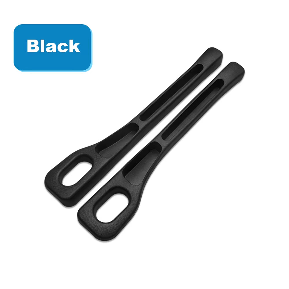 2X Car Seat Gap Filler Organizer U Waterproof Car Seat Gap Plug Strip with 2 Grooves Seat Gap Storage Auto Interior Accessories