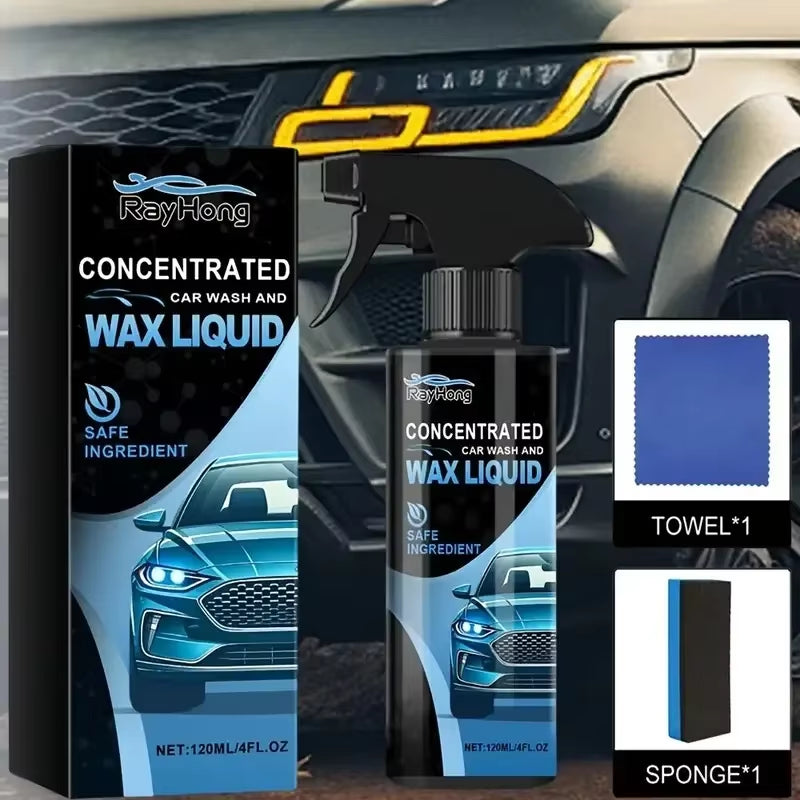 [Car Care Kit] Upgrade Car Wash Liquid Kit for Cleaning Car Paint and Coating, with the Effect of Protecting Paint, Enhancing Gl