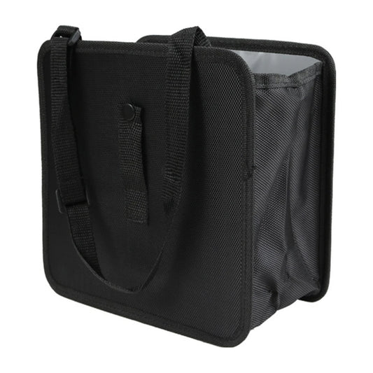 Foldable Car Trash Can 6.58L Car Trash Organizer Bin Portable Hanging Car Dustbin Storage Bag with Adjustable Strap Waterproof