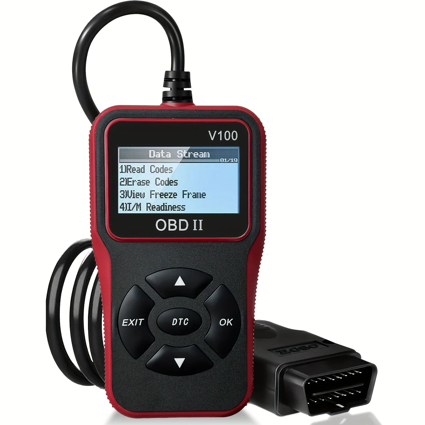 Car OBDII Diagnostic Scanner Code Reader Engine Fault Code Reader Scanner Can Diagnose Scan Tool for All OBD II Protocol Cars