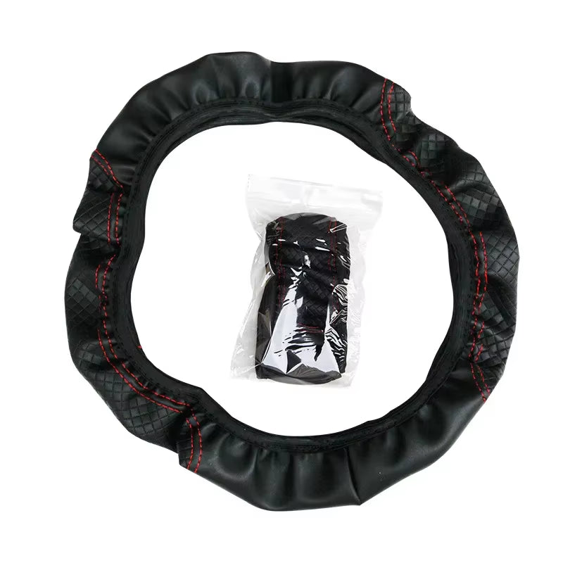 Steering Wheel Cover Braid on the Steering Wheel Cover Cubre Volante Auto Car Wheel Cover Car Accessories