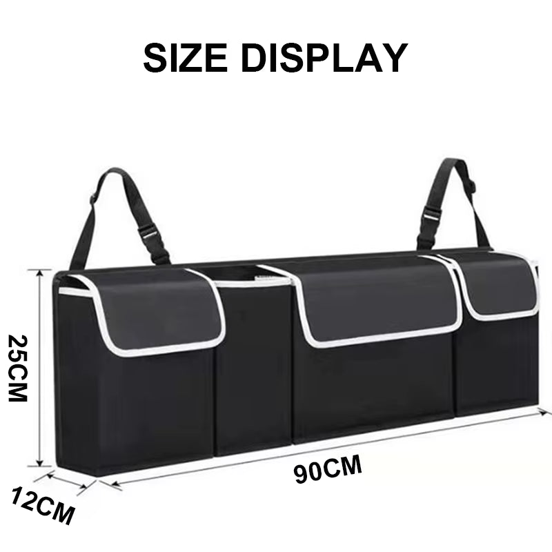Car Backseat Trunk Organizer, Trunk Backseat Storage Organizers for Car,Truck, SUV, Van Organizers Back Seat Pocket Oxford Cloth