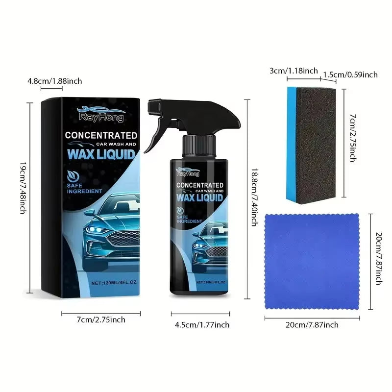 [Car Care Kit] Upgrade Car Wash Liquid Kit for Cleaning Car Paint and Coating, with the Effect of Protecting Paint, Enhancing Gl