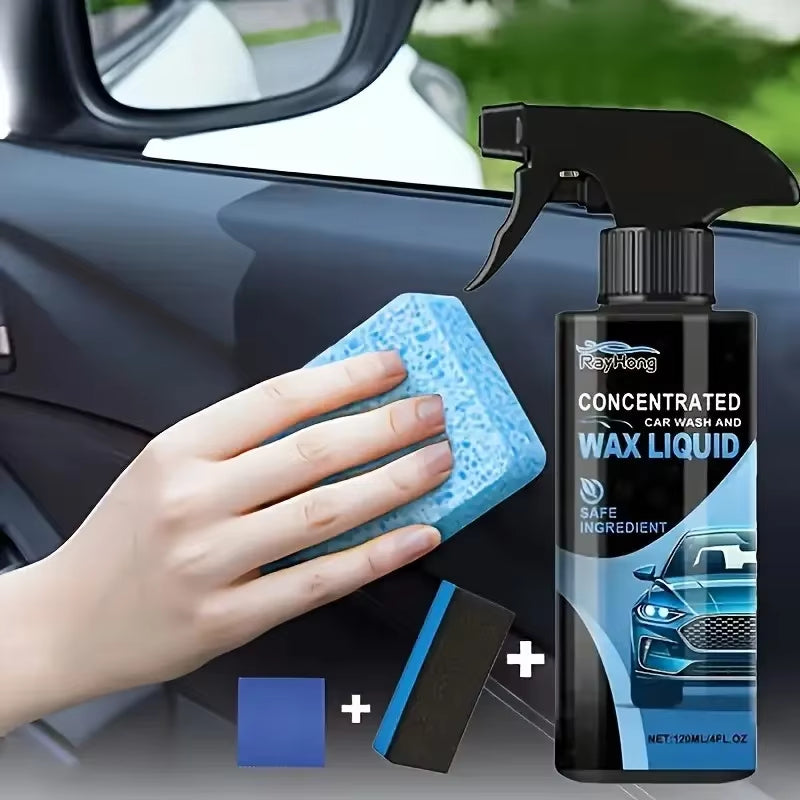 [Car Care Kit] Upgrade Car Wash Liquid Kit for Cleaning Car Paint and Coating, with the Effect of Protecting Paint, Enhancing Gl