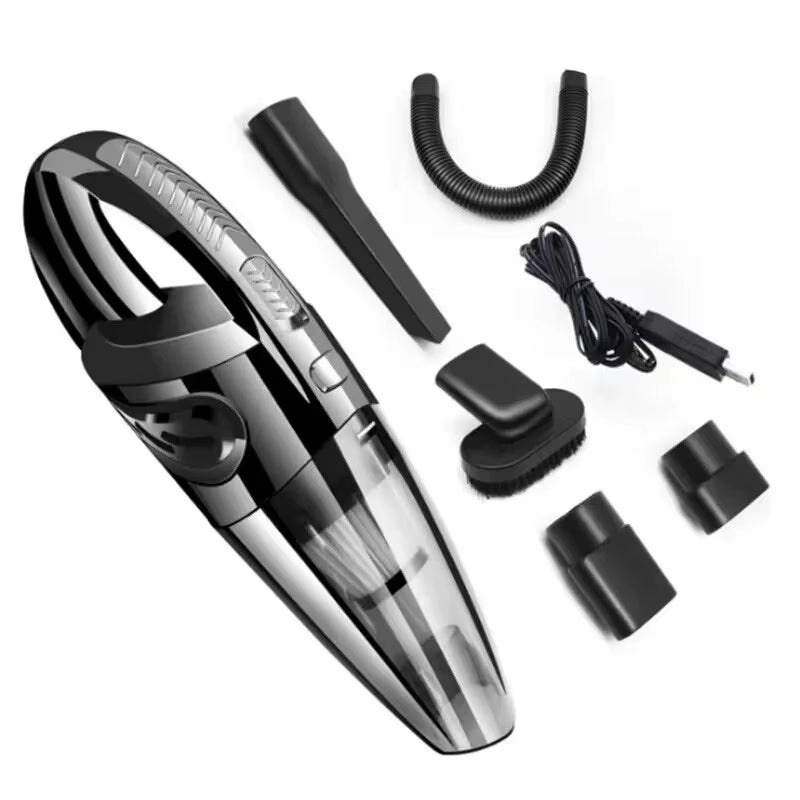 Wireless Vacuum Cleaner Powerful Cyclone Suction Rechargeable Handheld Car Vacuum Cleaner Quick Charge for Car Home Pet Hair