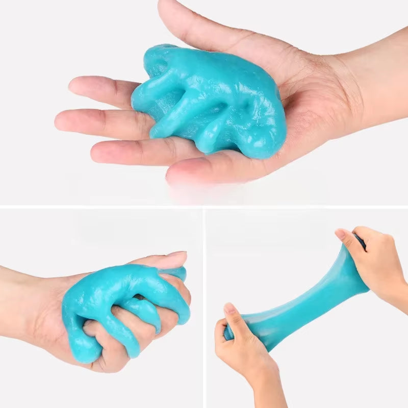 1/2Pcs Car Cleaning Gel Detail Tool Cleaning Gel Cars Interior Putty Cleaner Keyboard Notebook Clean Reusable Gels Magic Clean