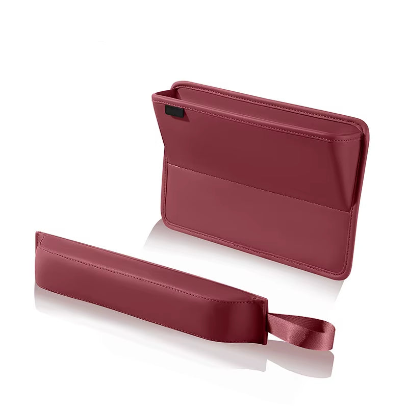 Leather Car Seat Gap Slot Storage Box Case Drop Stop Plug Filler Crevice Phone Holder Front between Seat Organizer Accessories